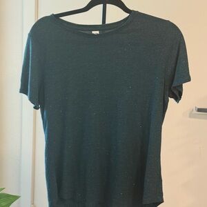 Old Navy Women's Short Sleeve Crewneck Top - Teal